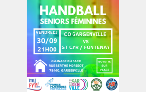 Delayages Séniors Féminines : CO Gargenville vs Saint-Cyr/Fontenay